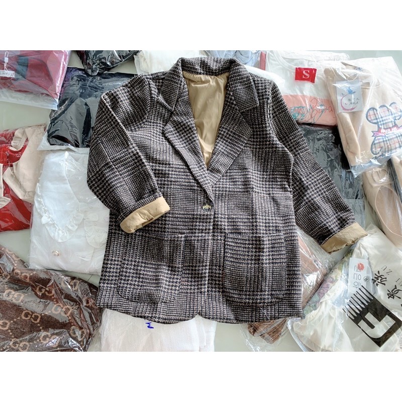 áo vest dạ lót dù
