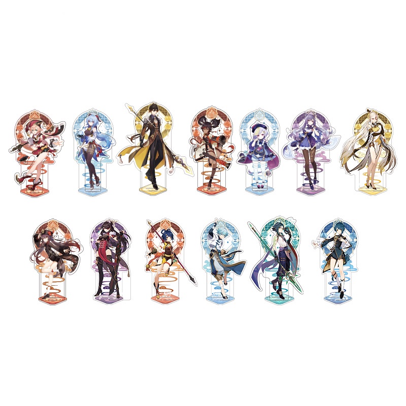 Mô Hình Standee Acrylic Genshin Impact official Liyue CHÍNH HÃNG