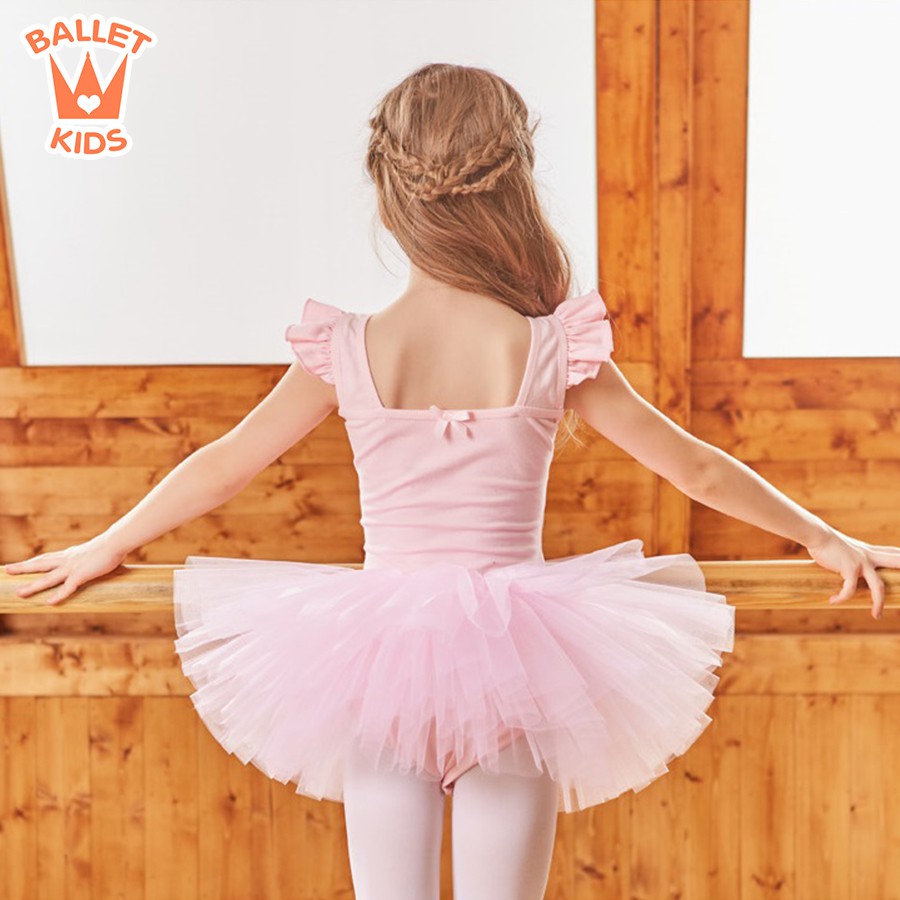 Váy múa ballet trẻ em BL091-Váy ballet thêu vương miện