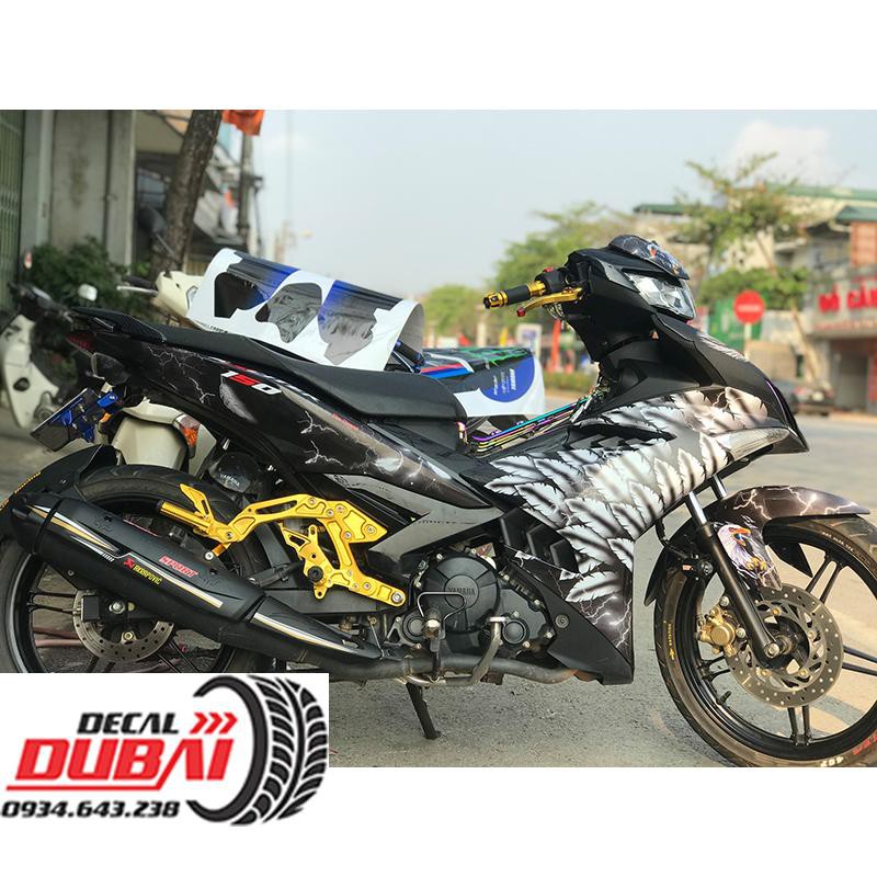 Tem Trùm Exciter 150 Đại Bàng Đen