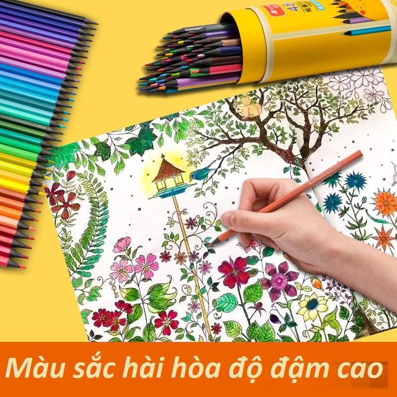 Bút chì màu hãng pensing 36 cây bút mầu BAI ZHI - Thingkids