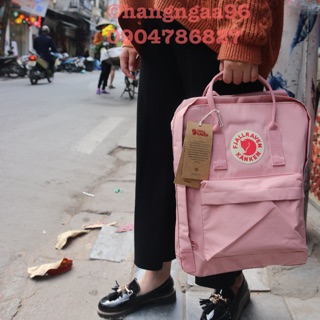 Balo Kanken hồng đất