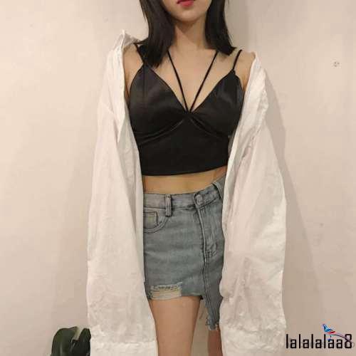 Áo croptop 2 dây thời trang quyến rũ cho nữ