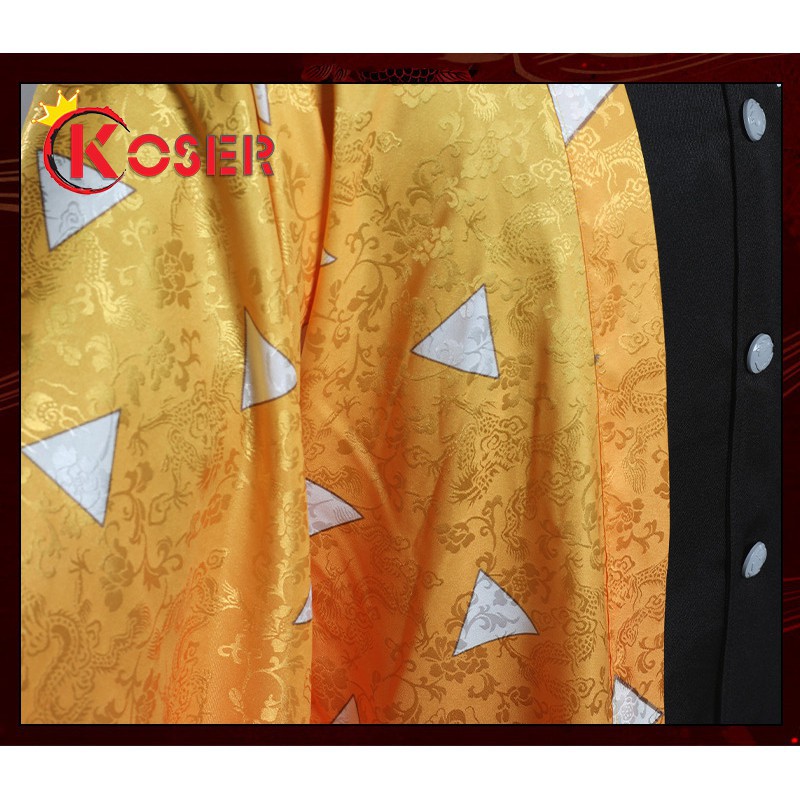 [COSER KING store] High quality fabric Demon Slayer Kimetsu NO yaiba Haori cape kamado tanjirou Kochou Shinobu kanao Agatsuma zenitsu giyuu cosplay costume cartoon anime