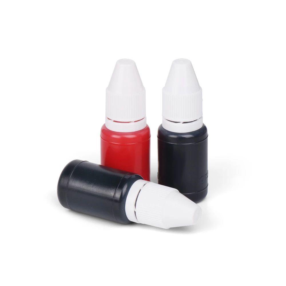 Lọ Mực In 10ml Màu Đỏ / Đen Chuyên Dụng Cho Học Sinh