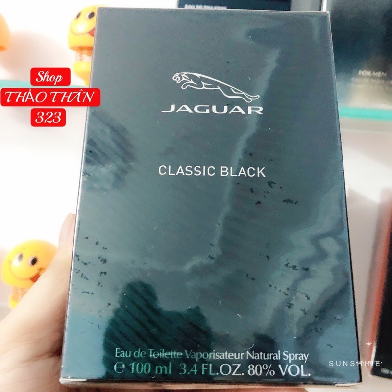 🔴Nước Hoa Nam Jaguar Classic Black 100ml full seal