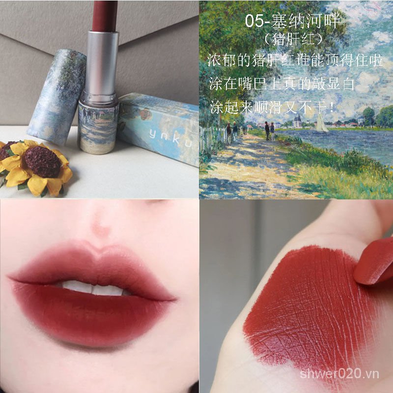 Oil Painting Lipstick Matte Matte ins Does Not Fade Non-Stick Cup Waterproof White Makeup Light Nude yPe3 | BigBuy360 - bigbuy360.vn