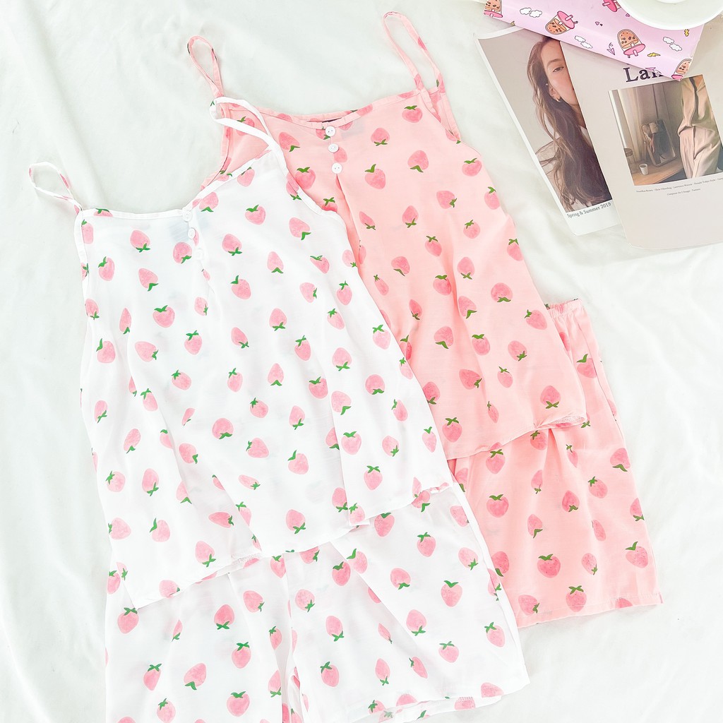 Set đồ ngủ hoạ tiết dễ thương form rộng (có kèm chun) - Made by Fiin | BigBuy360 - bigbuy360.vn