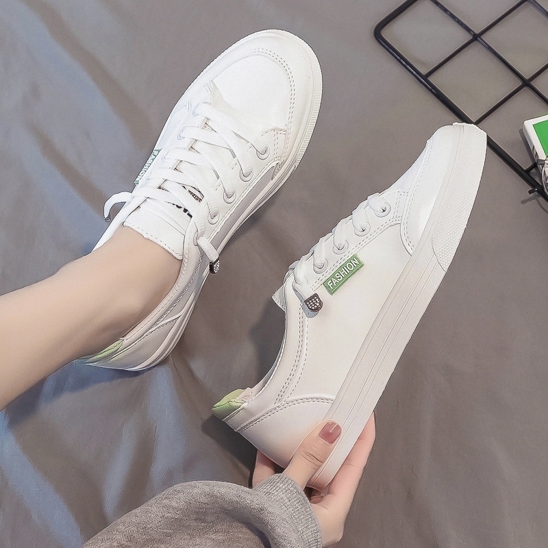 Giày thể thao nữ, giày nữ fashion nhỏ, gọn, chất da cao cấp, đế bằng DVT 1017714