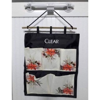 Giỏ treo tường đa năng - túi treo clear 5 ngăn