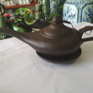 BỘ ẤM CHÉN TỬ SA BÁT TRÀNG DÁNG ĐÈN ALADANH