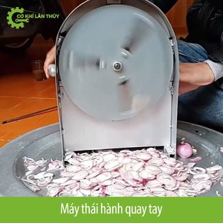 MÁY THÁI HÀNH QUAY TAY