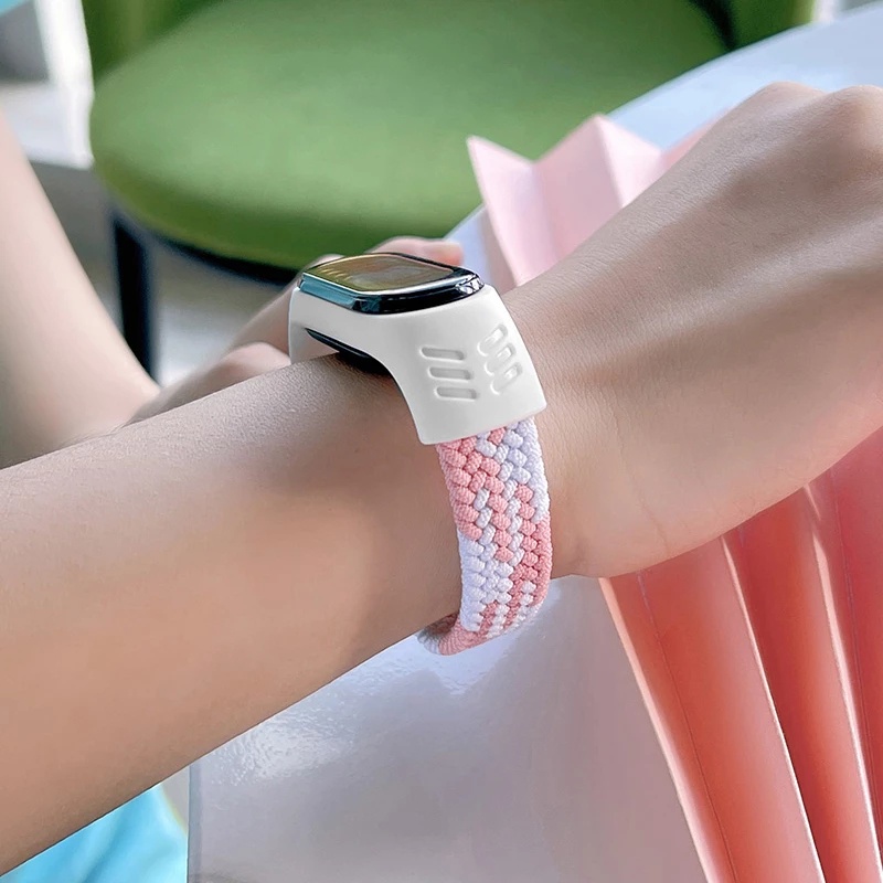 Dây Đồng Hồ Thông Minh Bằng Nylon Bện Cho Xiaomi Mi Band 7 6 5 4 3
