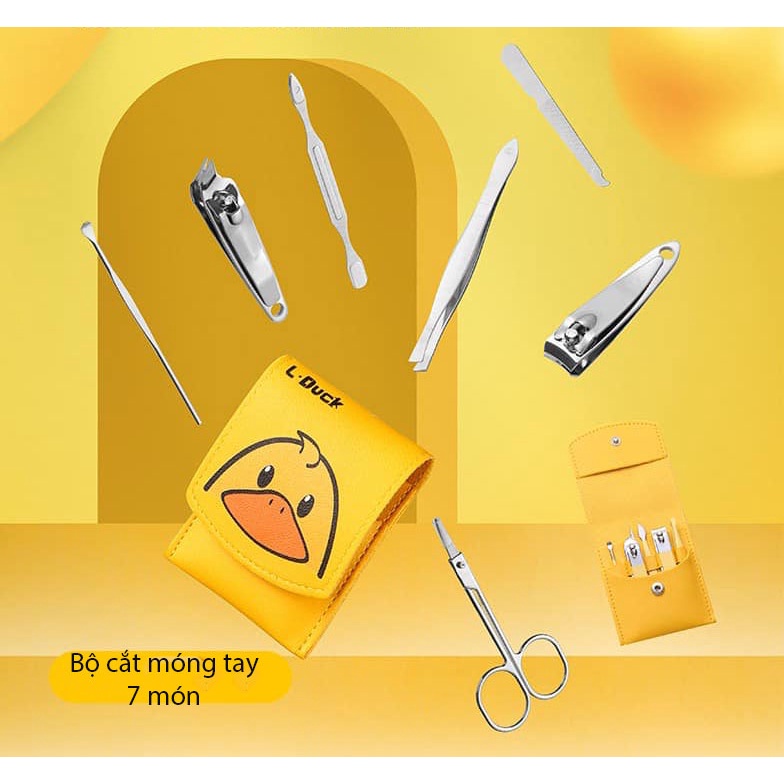 Bộ bấm móng tay xịn GOODLIFE MCMT -Bộ dụng cụ 8 món -Thiết kế bằng thép không gỉ