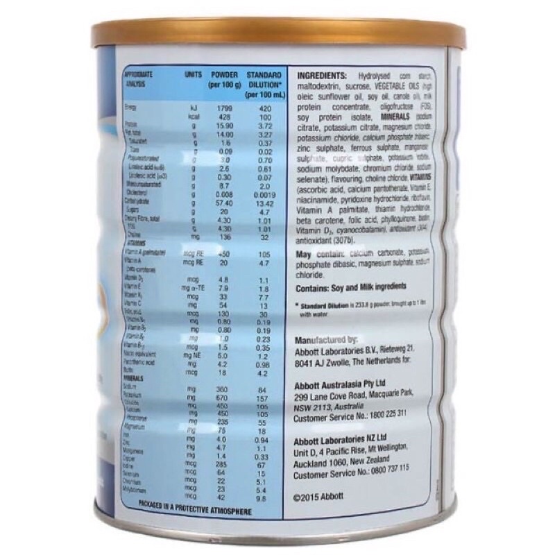 Sữa Ensure Úc 850g