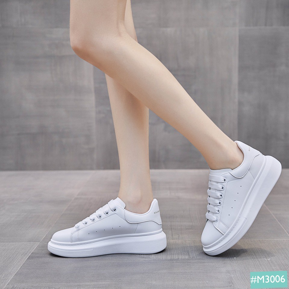 Giày Thể Thao Sneaker Cặp Đôi Nam Nữ Độn Đế MINSU M3006 Phong Cách Hàn Quốc Đế Độn Tăng Chiều Cao 5cm Đi Chơi, Học