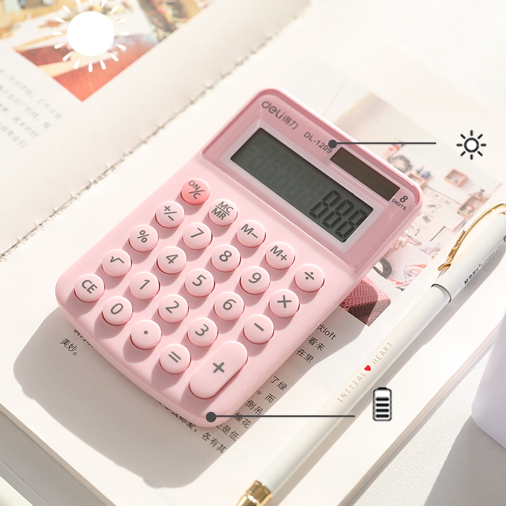 Máy Tính Mini Màu Sắc Ngọt Ngào Tiện Dụng Cho Trường Học/Văn Phòng