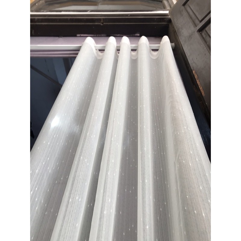 Rèm Voan may sẵn,voan rèm họa tiết đẹp , voan spa đẹp