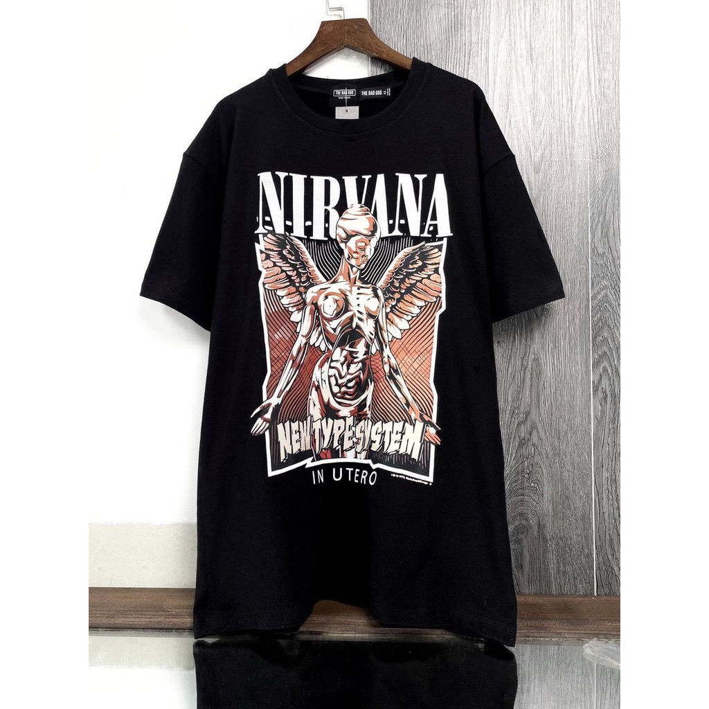 Áo thun Nirvana NEW SYSTEM Tee cao cấp, áo phông T Shirt nam nữ unisex , MSW Town | BigBuy360 - bigbuy360.vn