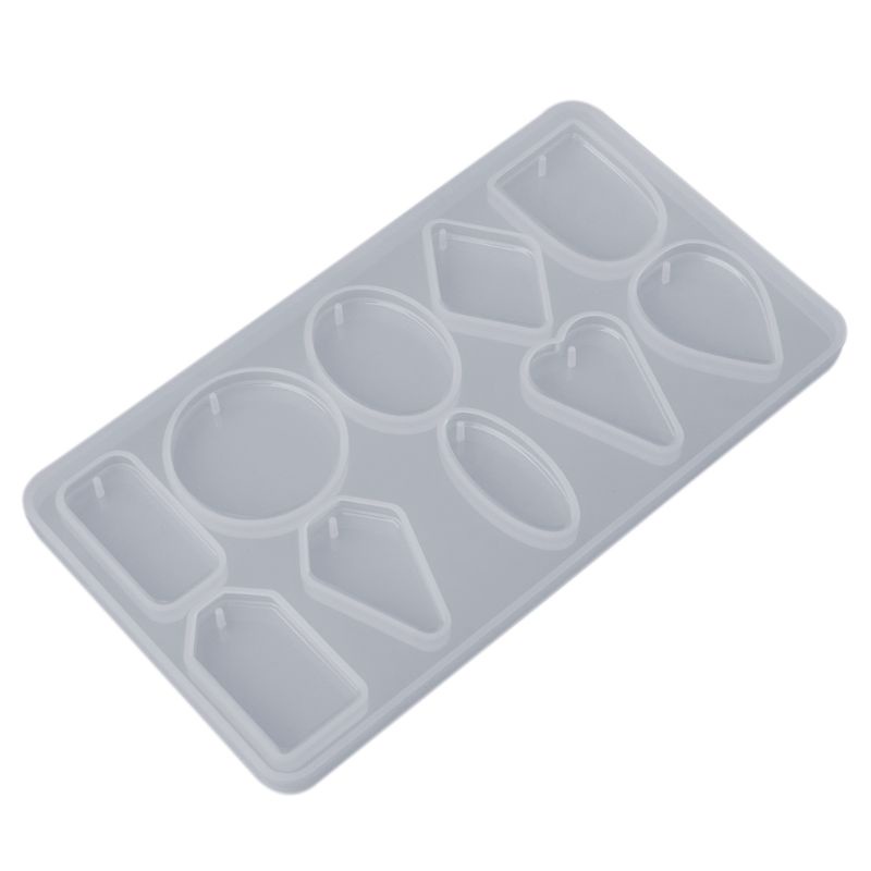 Khuôn Silicone Tạo Hình Làm Mặt vòng cổ Thủ Công Diy Hình Học