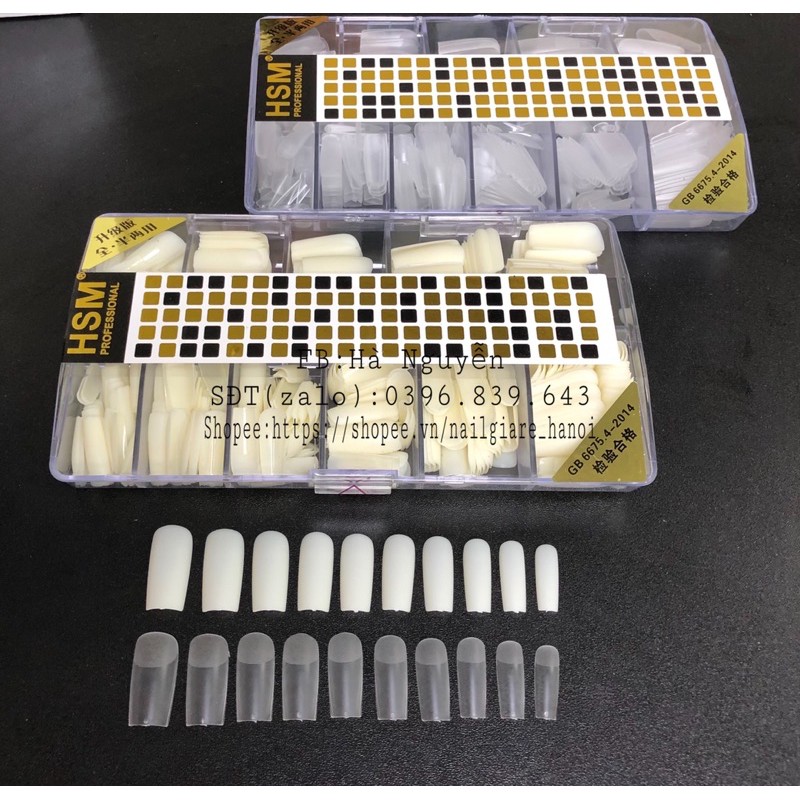 MÓNG ÚP HSM  VUÔNG NHÁM SẴN, MÓNG ÚP NHÁM HSM CHUẨN PHOM, MỎNG,DẺO