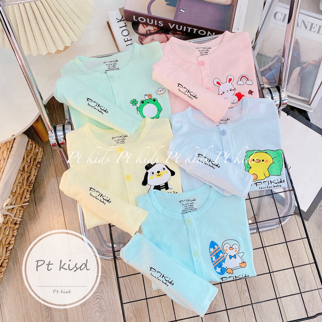 BỘ QUẦN ÁO CỘC SƠ SINH VẢI COTTON THÔNG HƠI XỊN XÒ THOÁNG MÁT MỀM MỊN CHO BÉ