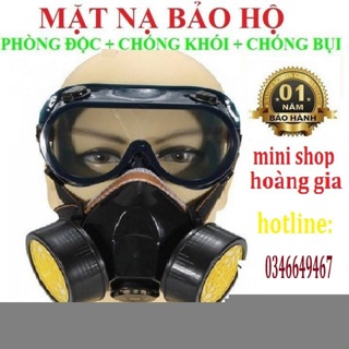 [FREESHIP HN] Bảo hộ lao động- mặt nạ phòng độc cao cấp