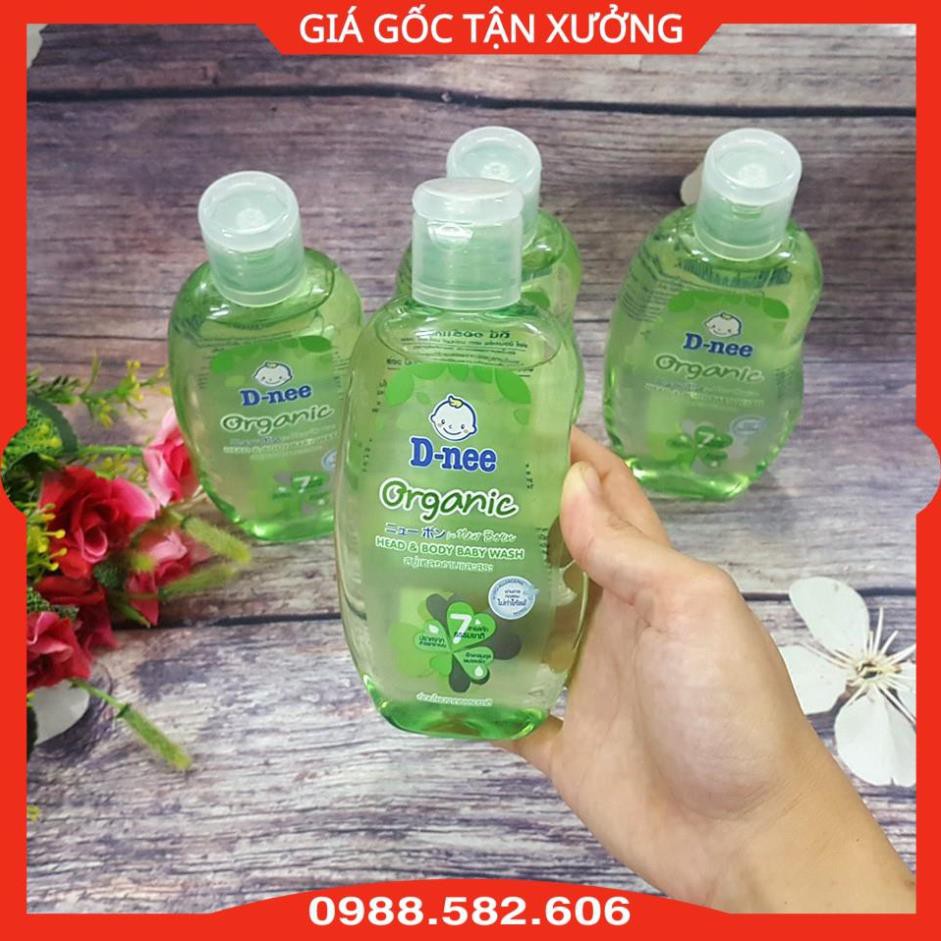 Sữa Tắm Gội Toàn Thân Dnee Cho Bé Hương Thơm Mát (D-nee Thái Lan - Dung Tích 200ml) - 8851989060408