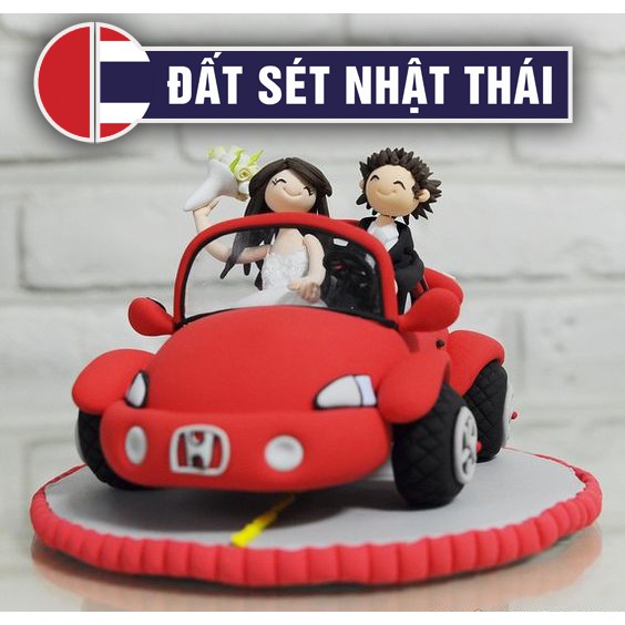 Đất sét nặn Polymer Clay Nhật Thái Hộp 24 Màu KHÔNG BAO GIỜ HỎNG, NẶN CỰC ĐẸP, TÁI SỬ DỤNG nhập khẩu từ Nhật Bản