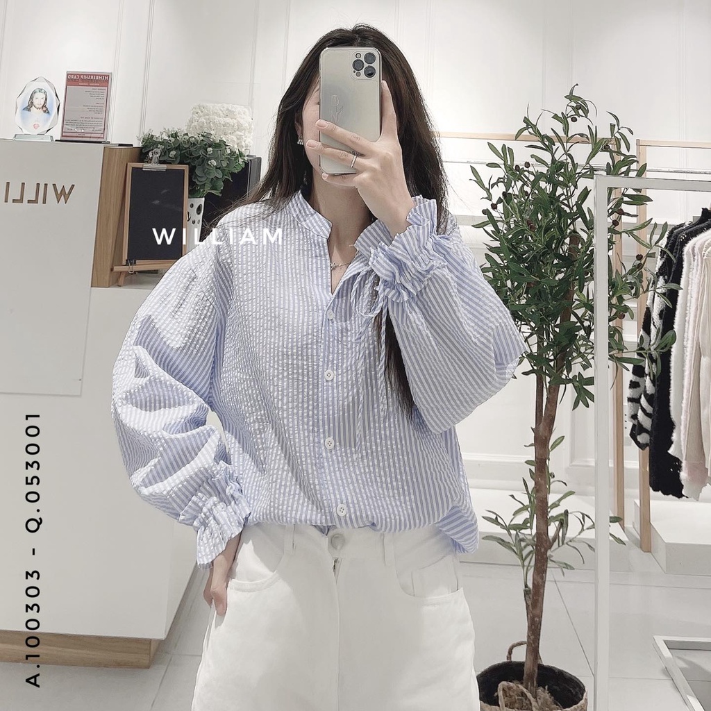 Áo sơ mi tay nơ 5503 (100303)