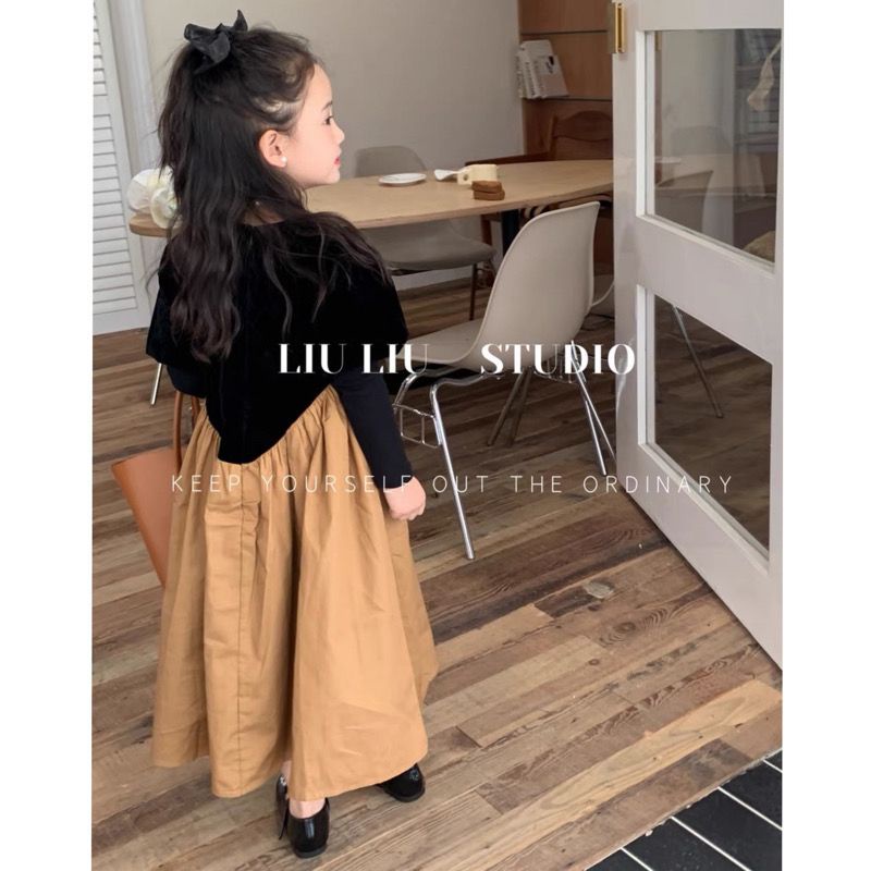 Đầm Công Chúa Tay Dài Phồng Phong Cách Phương Tây Cổ Điển Thời Trang Mùa Thu Cho Nữ