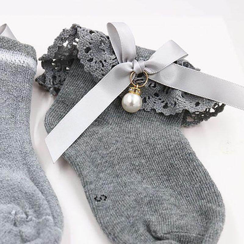 Vớ Ren Công Chúa Đính Nơ Cho Bé Từ 2-4 Tuổi