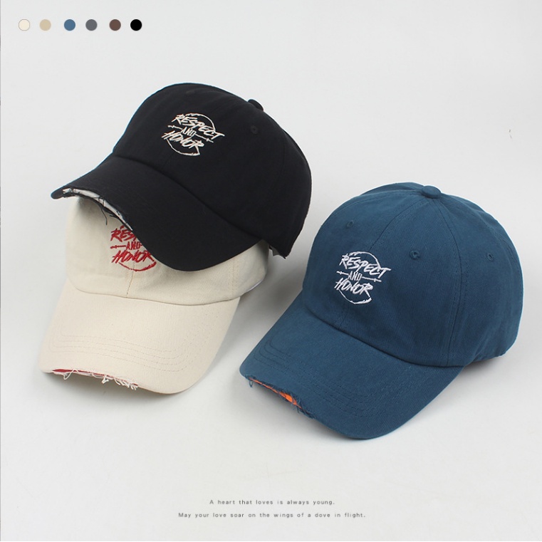Mộc® Mũ lưỡi trai nam nữ thêu chữ cá tính, chất liệu nón cotton kaki thời trang cao cấp HT-F-111