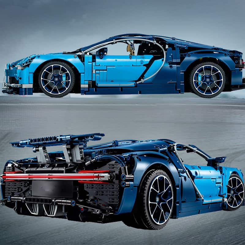 [Nhập TOYMAY giảm 10K Xu]Lắp ghép Mô hình 20086 Lele 68001 Technic Bugatt chiron super car Mô Siêu Xe Bugatti