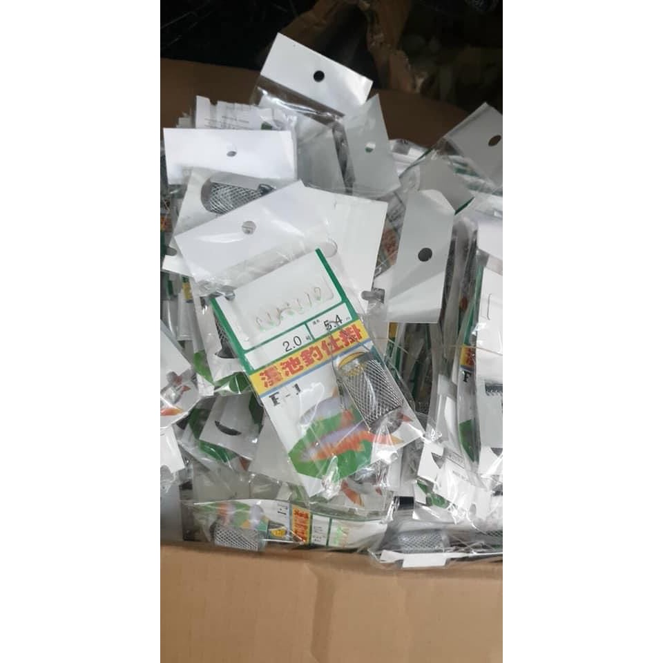 Bộ Thẻo 7 lưỡi câu cá mương hồ siêu nhạy có rọ sắt