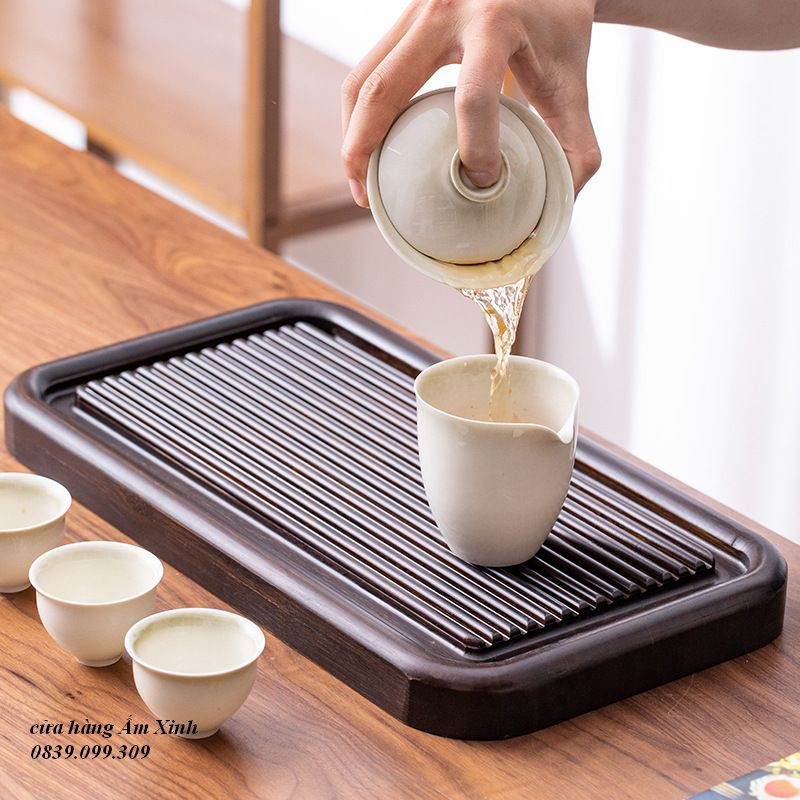 Khay Trà Tre Cao Cấp (dáng khay Bakelite)