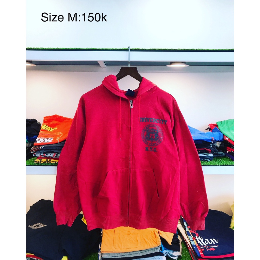 Áo khoác thun 2hand size M