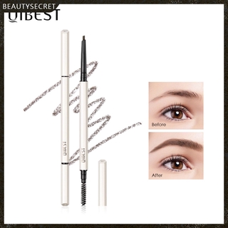 Bút kẻ mày Qibest 5 màu lựa chọn tự nhiên lâu trôi không nhòe chống thấm nước và mồ hôi