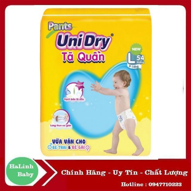 Bỉm quần Unidry (M60, L54,XL48)....