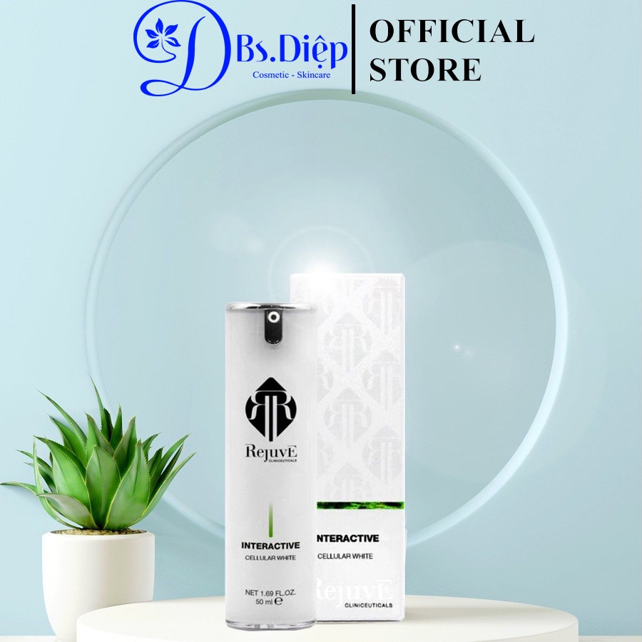 Tinh chất trắng da, mờ nám và ức chế hình thành nám REJUVE Interactive Cellular White 50ml