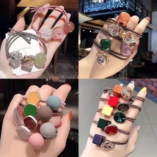 SET 20 Dây Chun Buộc Tóc ( tặng kèm túi zip)