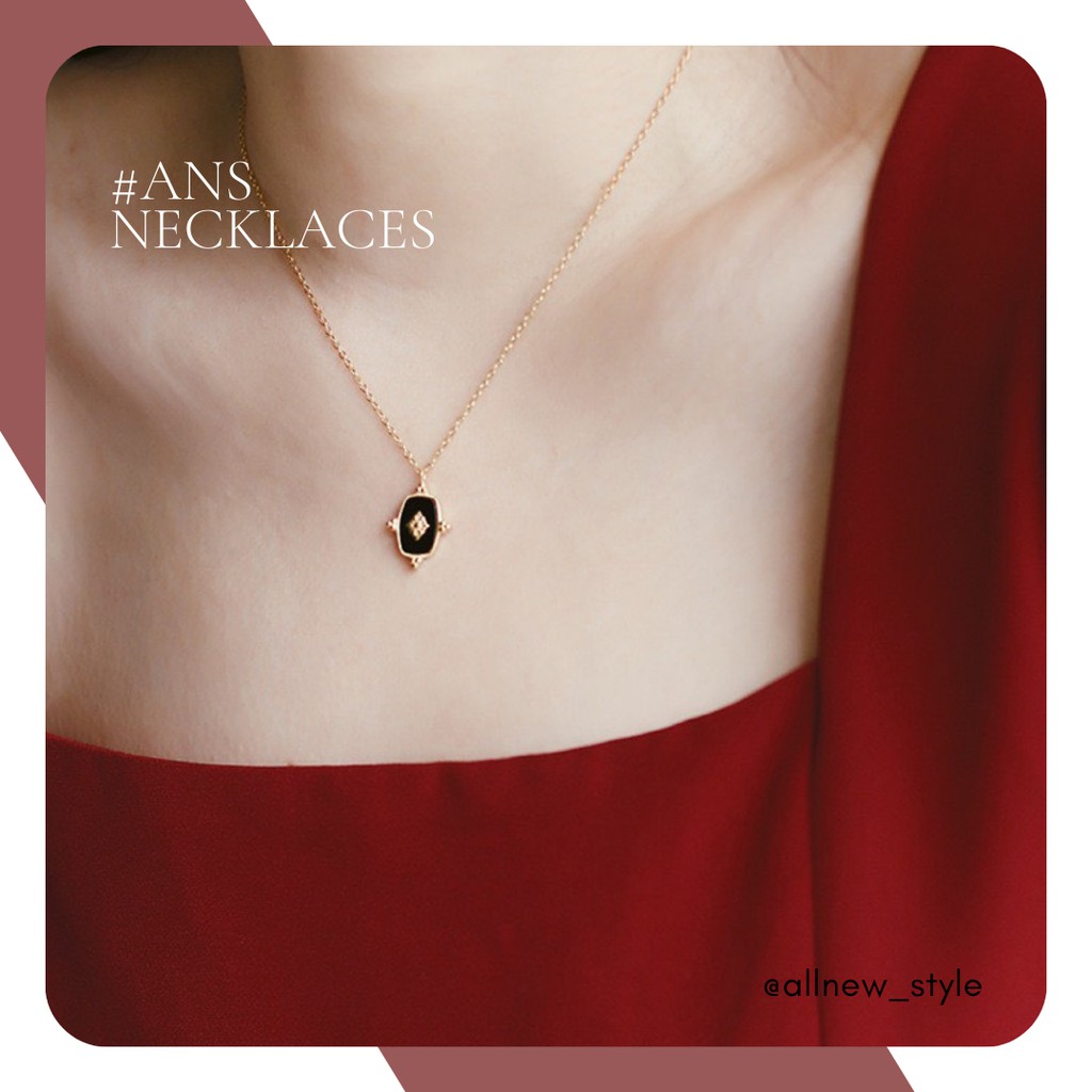 Dây chuyền thép vintage Allnewstyle biểu tượng hoàng gia