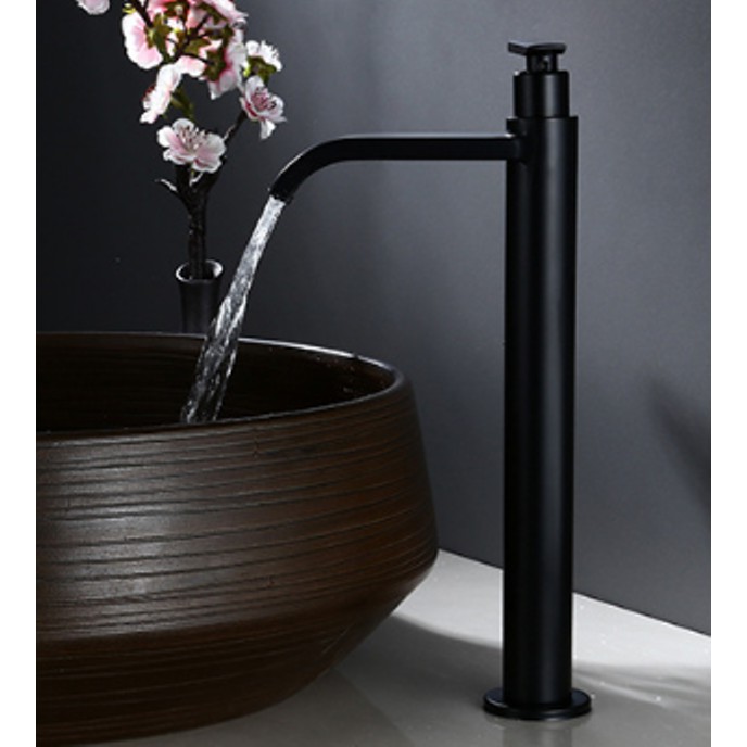 Vòi Lavabo lạnh cao Inox 304 hình tròn dùng cho lavabo nổi | BigBuy360 - bigbuy360.vn