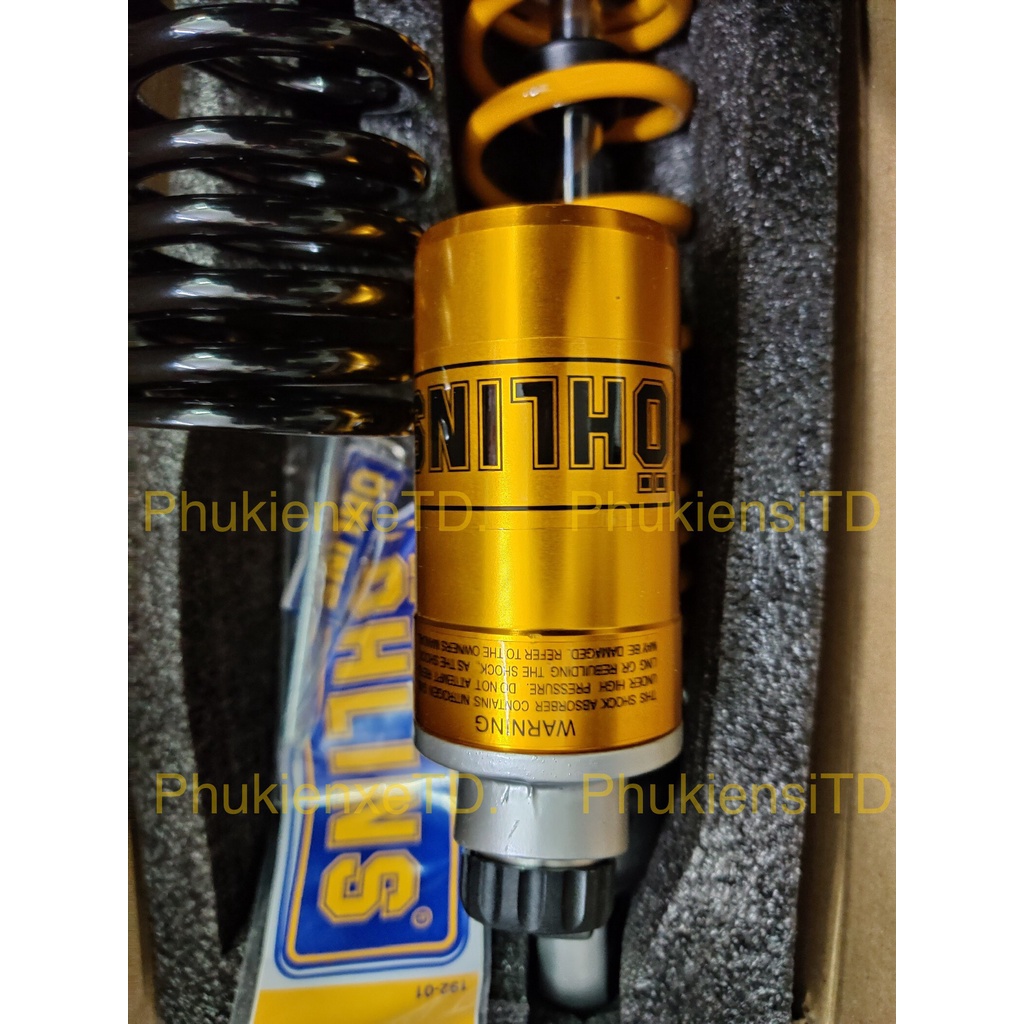 Phuộc OHLINS Vario 2 lò xo tặng kèm núm vặn bình dầu lắp cho VARIO ULTIMO MIO VISION mới LEAD mới GRANDE SH MODE LUVIAS