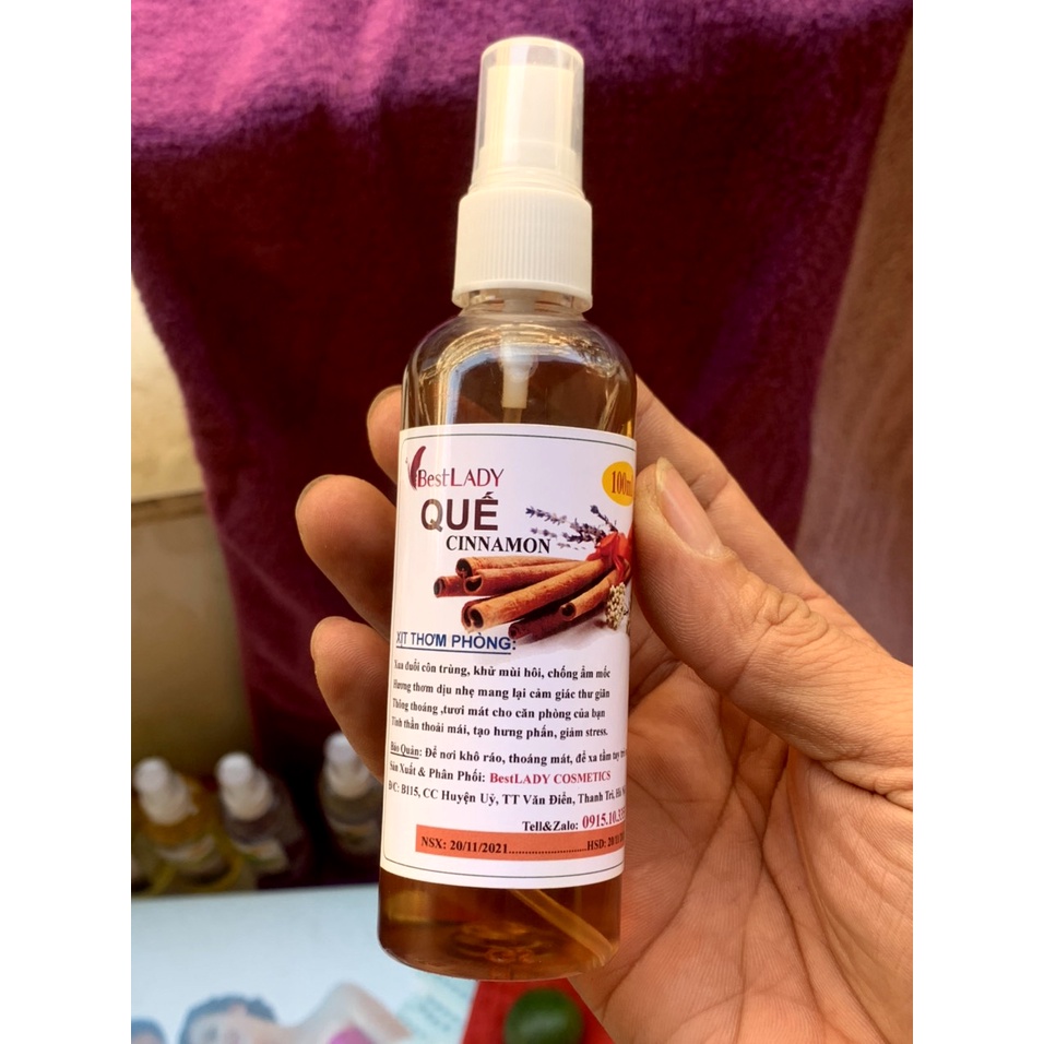Xịt BESTLADY thơm phòng hương nước hoa: HOA HỒNG - HOA  BƯỞI - OẢI HƯƠNG - SEN TRẮNG.....100ML
