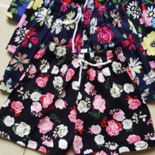 Quần đùi hoa cho bé gái 16-22kg