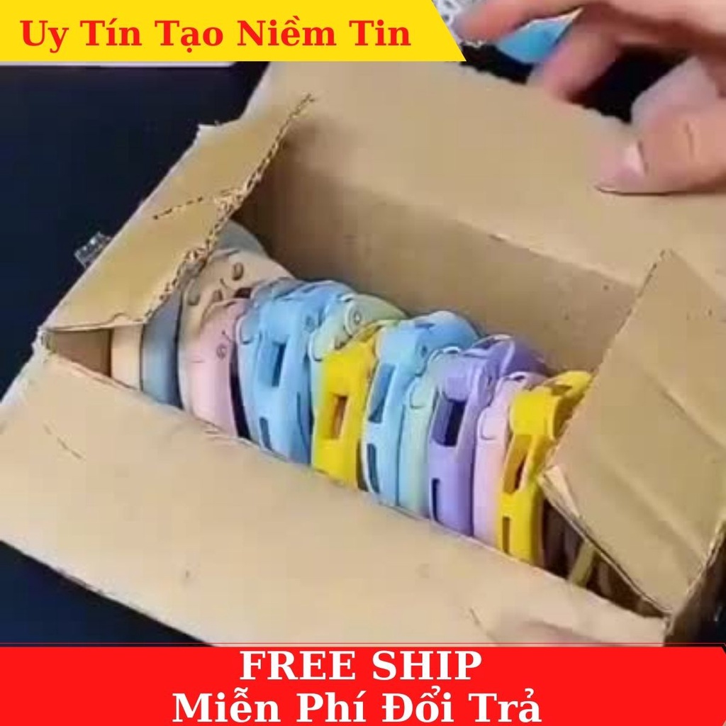 Móc treo quần áo nhựa có thể gấp gọn, mang theo du lịch tiện lợi [ Giao màu ngẫu nhiên]