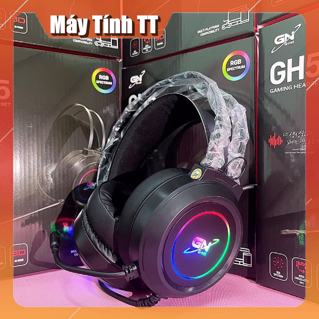 Tai nghe Gaming JRS M1 tai nghe chụp tai có mic Jack Cắm USB âm thanh 7.1 Fullbox bass cực hay Máy Tính TT