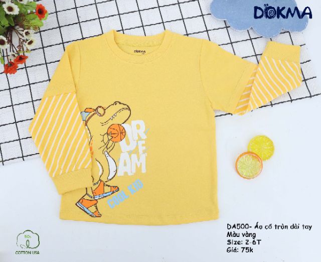 Áo cổ tròn DT Dokma 2-6T