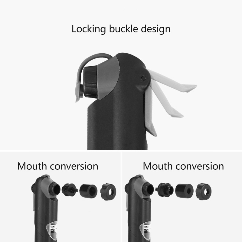 QQ Bơm Xe Đạp Mini Cầm Tay Kèm Giá Đỡ Dành Cho Xe Đạp Leo Núi / BMX